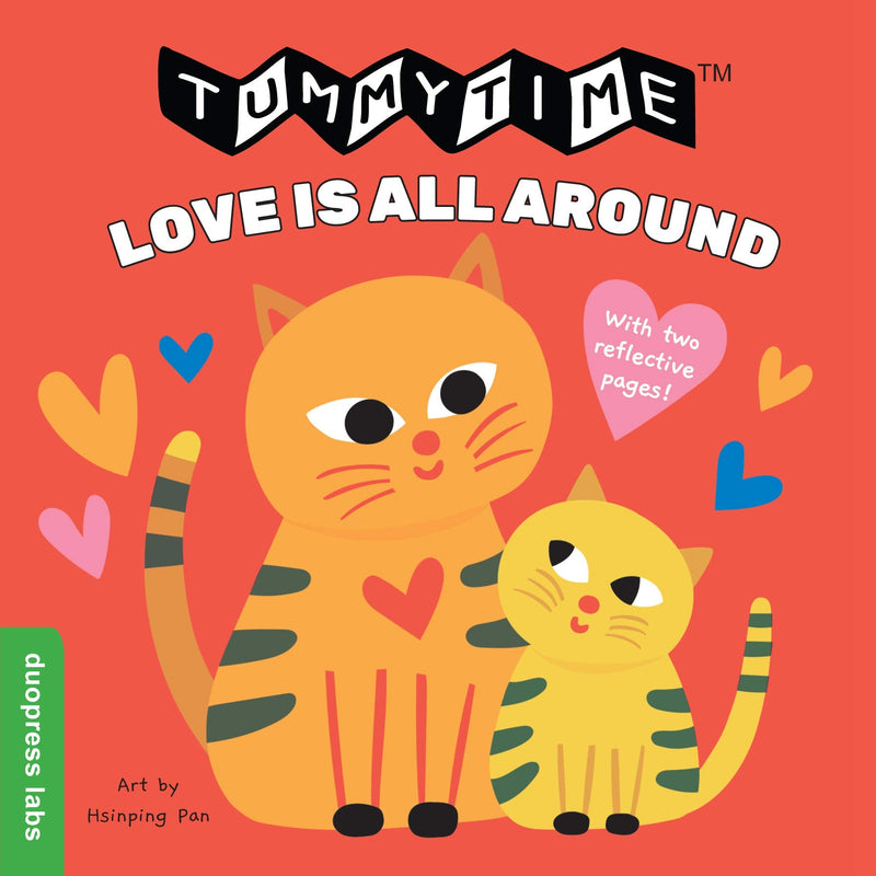 TummyTime Love Is All Around Board Book - ANB Baby -baby board book