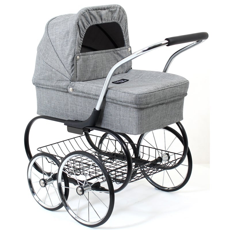 Valco Baby Royale Doll Stroller, Grey Marle, -- ANB Baby
