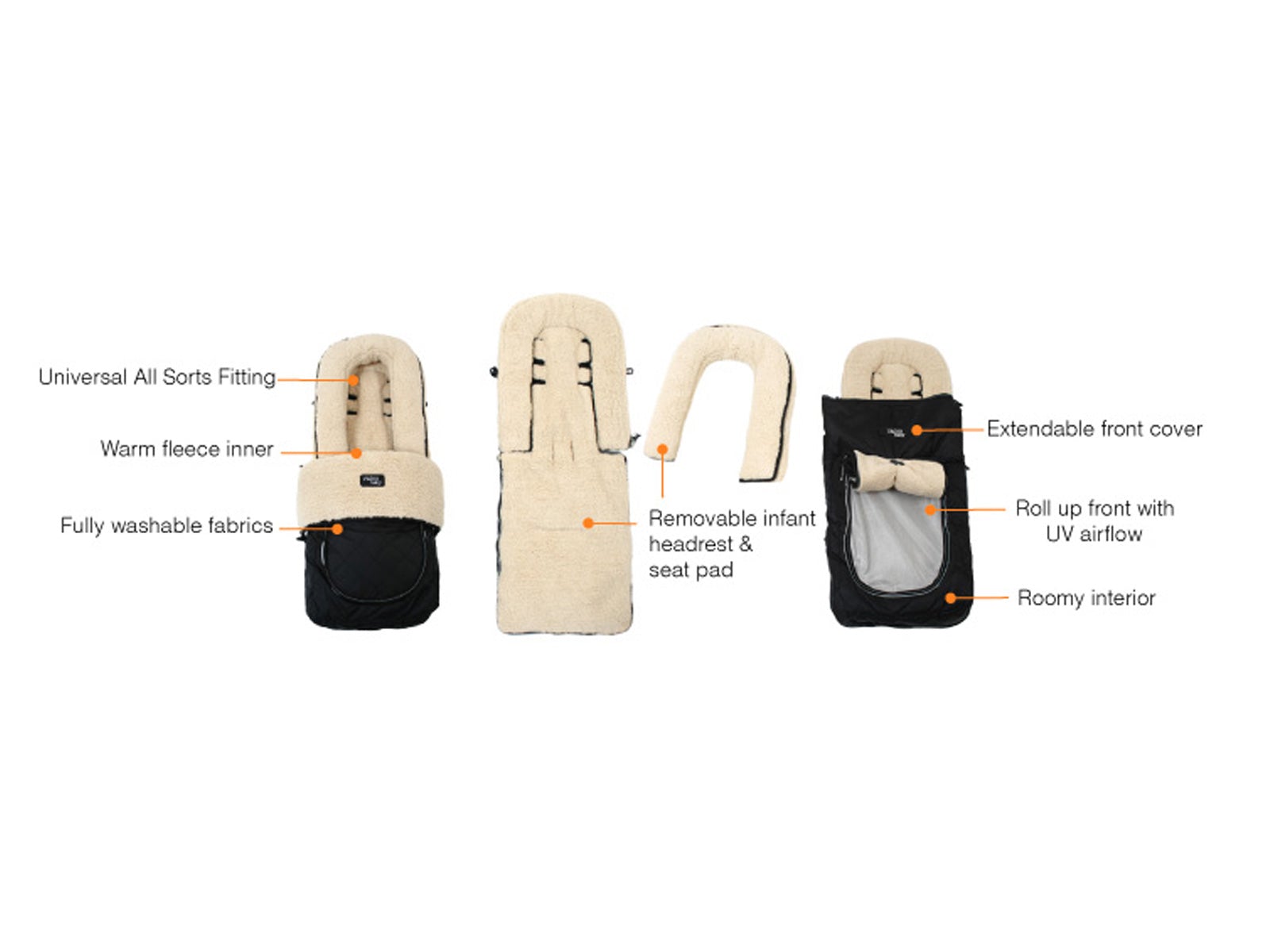 VALCO BABY Universal Deluxe Footmuff - ANB Baby -$100 - $300