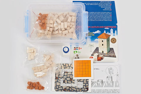 Wise Elk Mini Bricks Construction Set Two Towers 470 Pcs - ANB Baby -building blocks