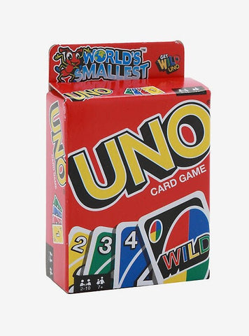 World's Smallest Uno Card Game by alliance Entertainment