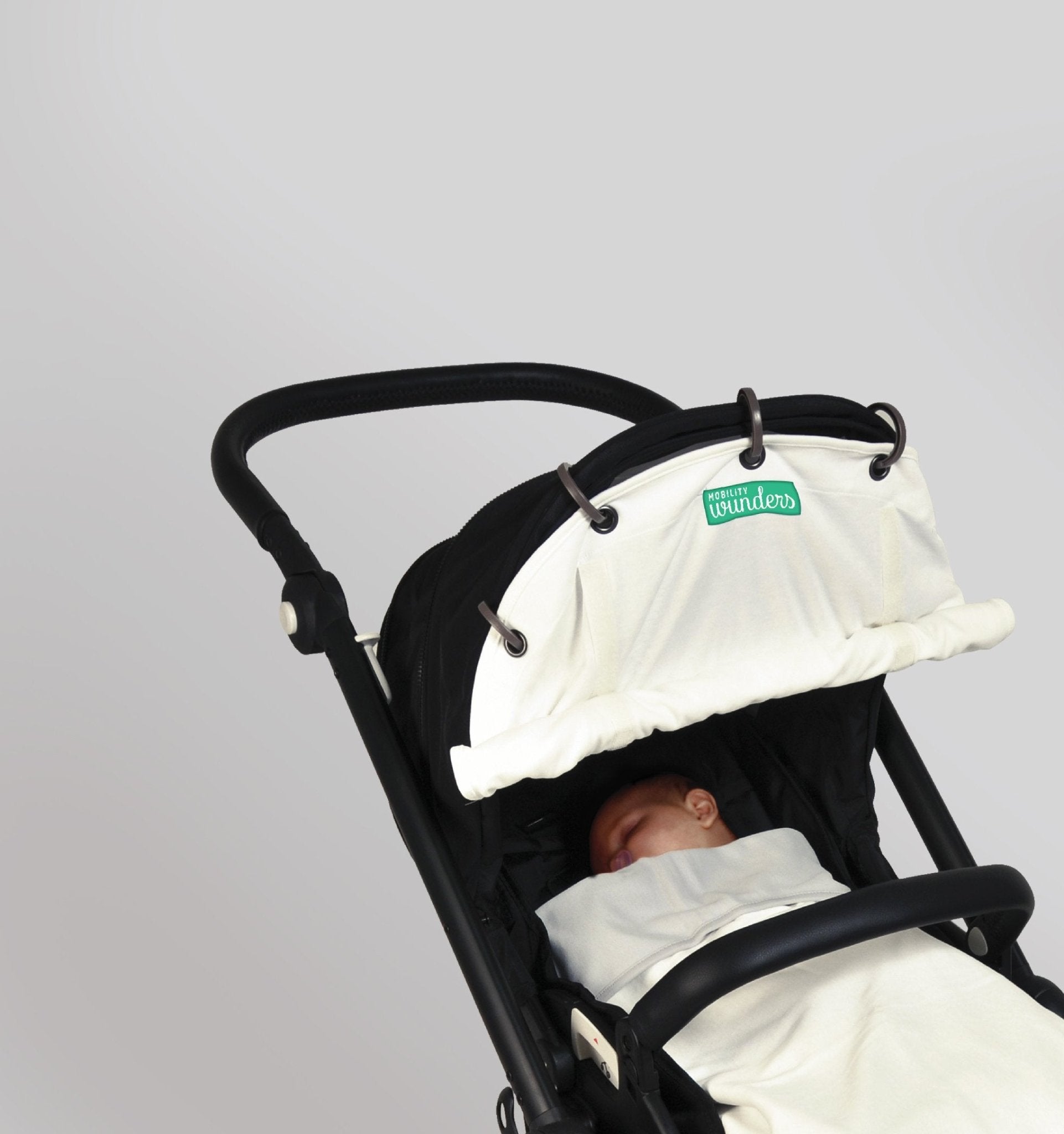 WUNDERS Universal Cover For Every Stroller, White stroller - ANB Baby 
