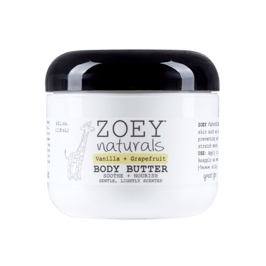 Zoey Naturals Body Butter 4 oz. Vanilla Grapefruit - ANB Baby -baby body butter