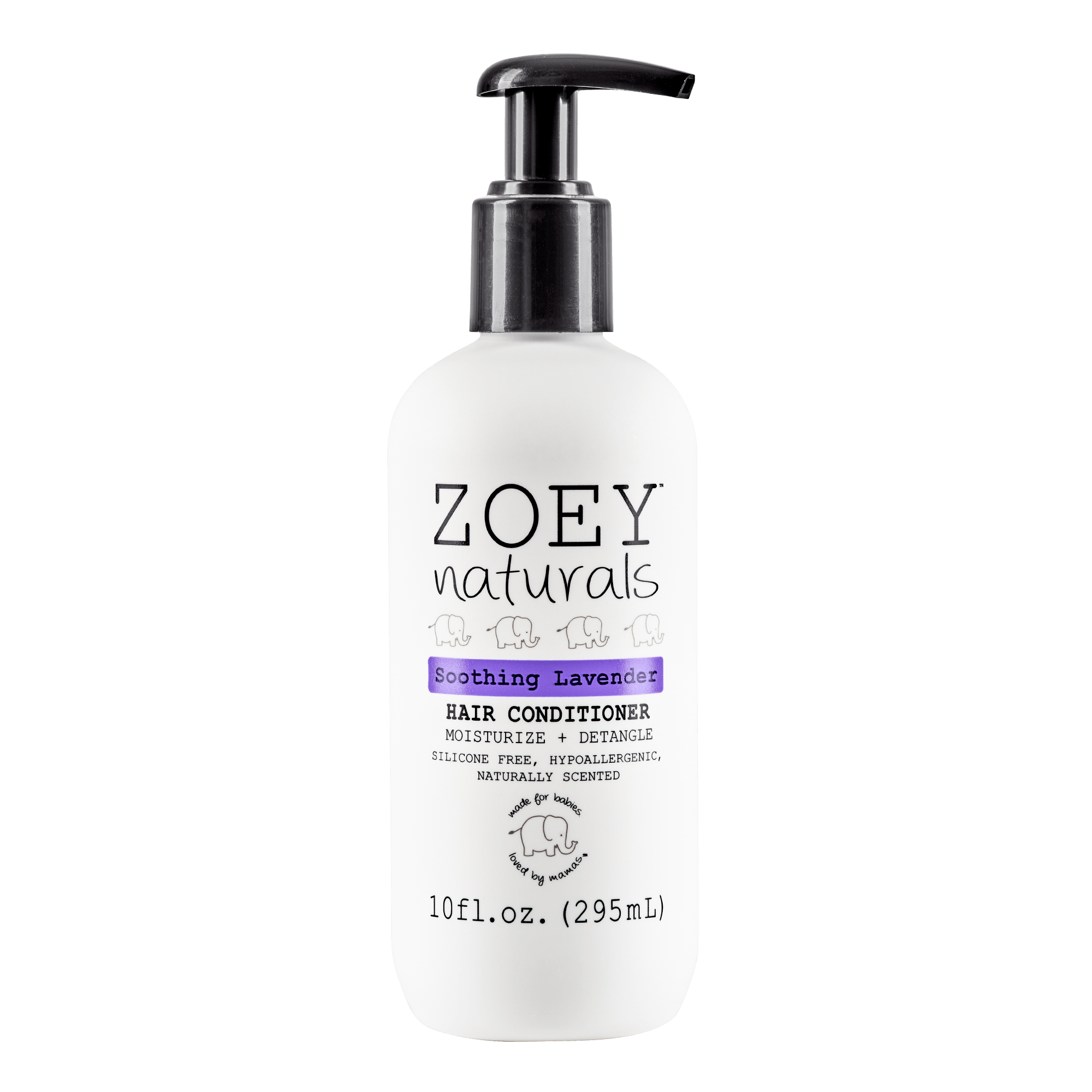 Zoey Naturals Hair Conditioner 10 oz. Soothing Lavender - ANB Baby -baby hair conditioner
