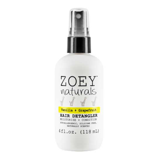 Zoey Naturals Hair Detangler 4 oz. Vanilla Grapefruit - ANB Baby -baby hair conditioner