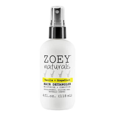 Zoey Naturals Hair Detangler 4 oz. Vanilla Grapefruit - ANB Baby -baby hair conditioner