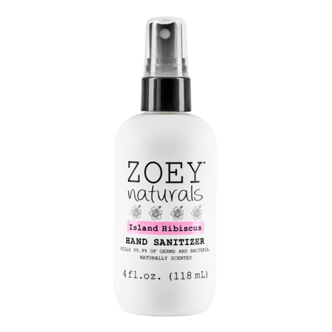 Zoey Naturals Hand Sanitizer 4 oz. Island Hibiscus - ANB Baby -4 oz hand sanitizer